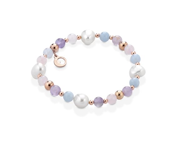 Bracciale Lelune Donna LELUNE GLAMOUR in Argento Perla LGBR437.4 - LGBR437.4